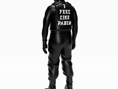 3D Printing Kanye West DONDA toy 3D Model