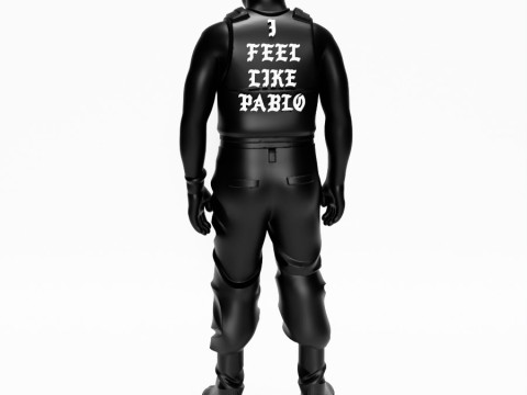 3D Printing Kanye West DONDA toy 3D Model