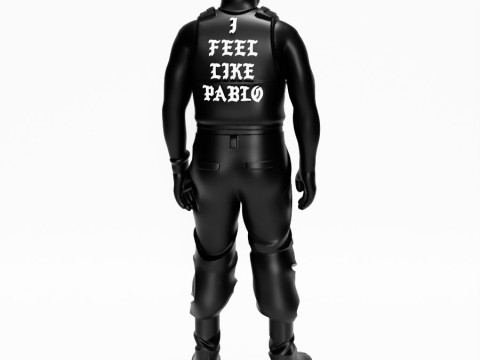 3D Printing Kanye West DONDA toy 3D Model