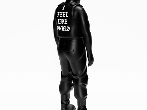 3D Printing Kanye West DONDA toy 3D Model