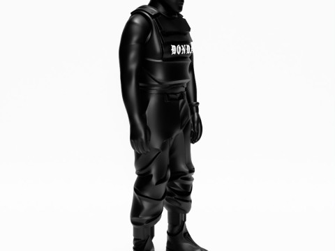 3D Printing Kanye West DONDA toy 3D Model