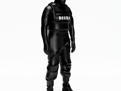 3D Printing Kanye West DONDA toy 3D Model