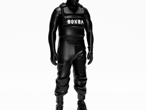 3D Printing Kanye West DONDA toy 3D Model