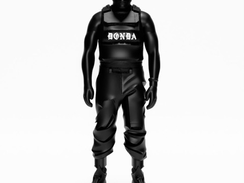 3D Printing Kanye West DONDA toy 3D Model