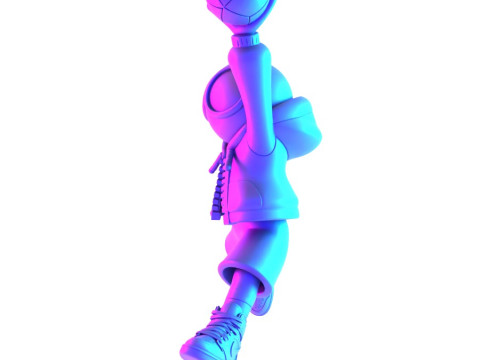 3D Printing Spiderman Air 1 Chibi toy Modelo 3D