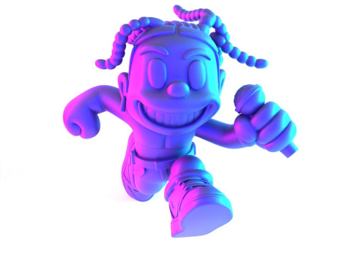 3D Printing Travis Scott Air 1 Low Cartoon toy 3D Model
