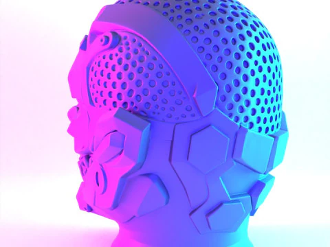 3D Printing Joker Cyberpunk Bust toy 3D Model