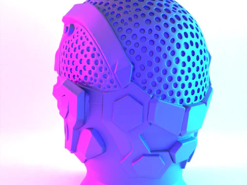 3D Printing Joker Cyberpunk Bust toy 3D Model