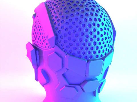 3D Printing Joker Cyberpunk Bust toy 3D Model