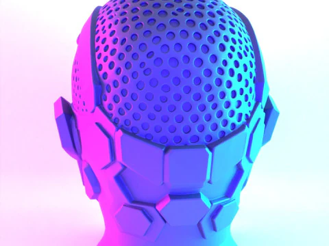 3D Printing Joker Cyberpunk Bust toy 3D Model