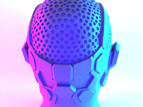 3D Printing Joker Cyberpunk Bust toy 3D Model