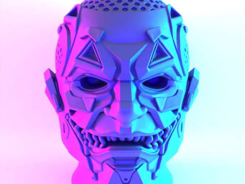 3D Printing Joker Cyberpunk Bust toy 3Dモデル