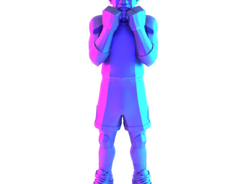 3D Printing Bulls Michael Air 1 toy Model 3D