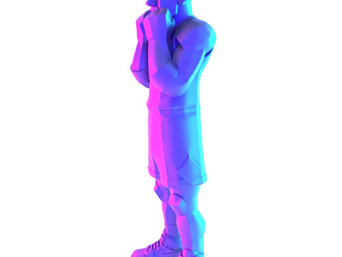 3D Printing Bulls Michael Air 1 toy Model 3D