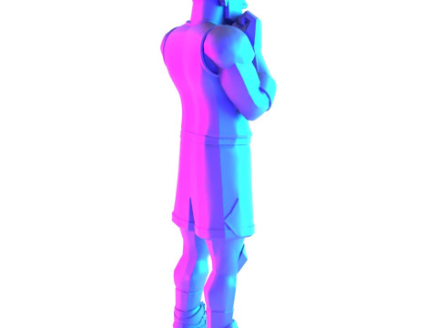 3D Printing Bulls Michael Air 1 toy Model 3D