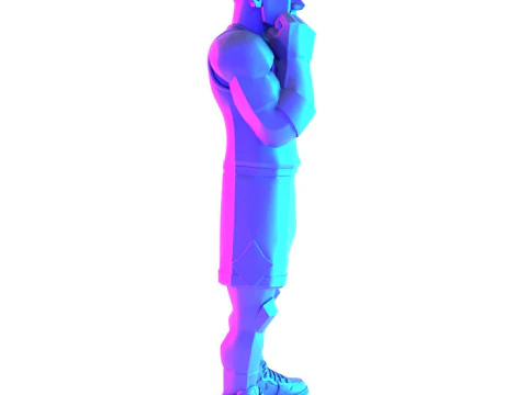 3D Printing Bulls Michael Air 1 toy 3D Model