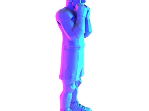 3D Printing Bulls Michael Air 1 toy Model 3D