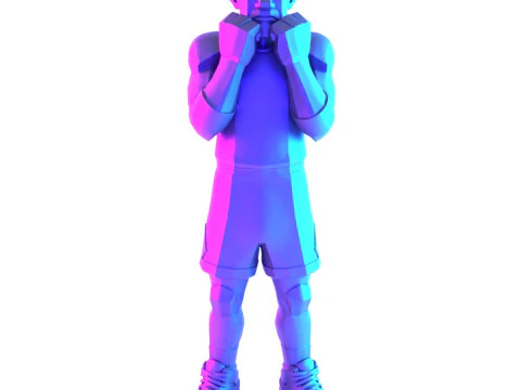 3D Printing Bulls Michael Air 1 toy 3D Model