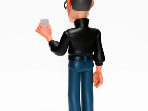 3D Printing Minimalist Steve Jobs toy 3D Model