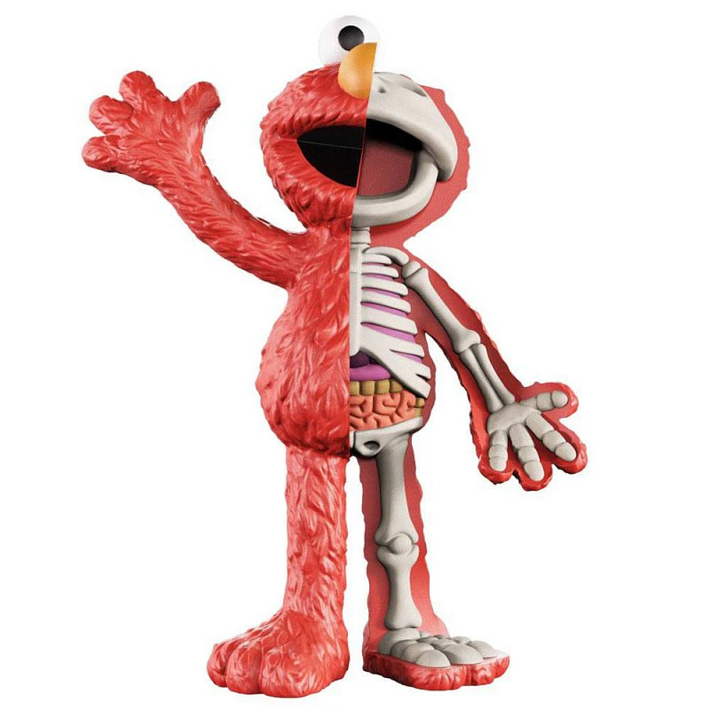 3D Printing Dissected Elmo toy 3D Model .c4d .max .obj .3ds .fbx .stl .blend 