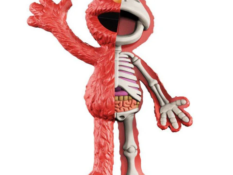 3D-печать рассеченной игрушки Элмо 3D Модель