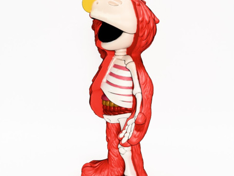 3D Printing Dissected Elmo toy Model 3D