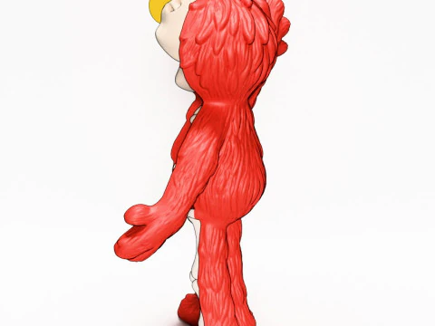 3D Printing Dissected Elmo toy 3D Model