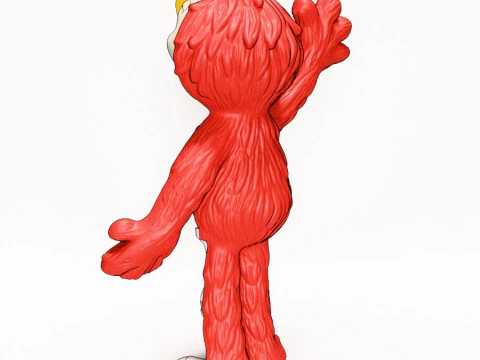 3D Printing Dissected Elmo toy 3D Model
