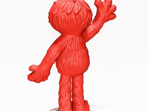3D Printing Dissected Elmo toy Model 3D