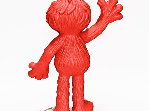 3D Printing Dissected Elmo toy Model 3D