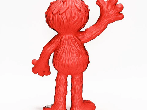 3D Printing Dissected Elmo toy 3D Model