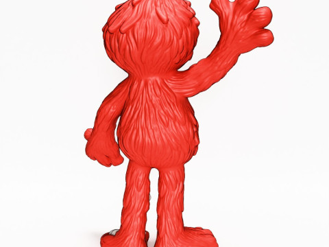 3D Printing Dissected Elmo toy Model 3D