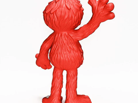 3D Printing Dissected Elmo toy 3D Model