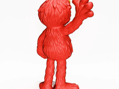 3D Printing Dissected Elmo toy 3D Model
