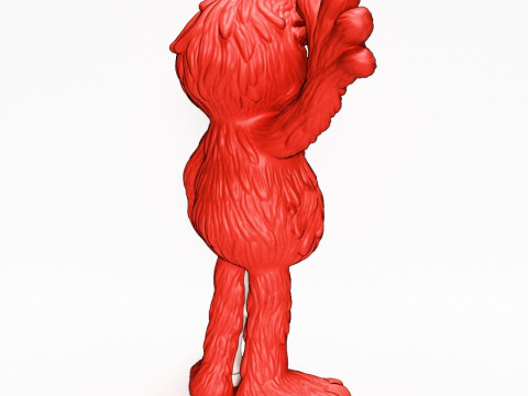 3D Printing Dissected Elmo toy Model 3D