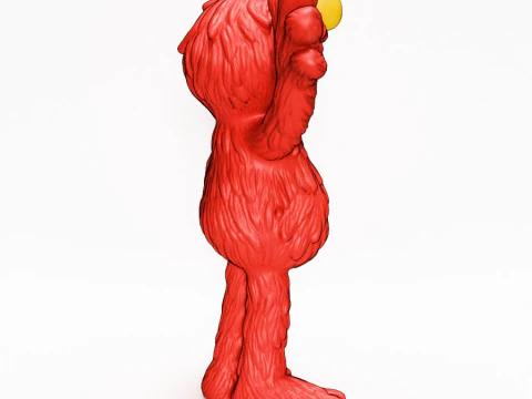3D Printing Dissected Elmo toy 3D Model