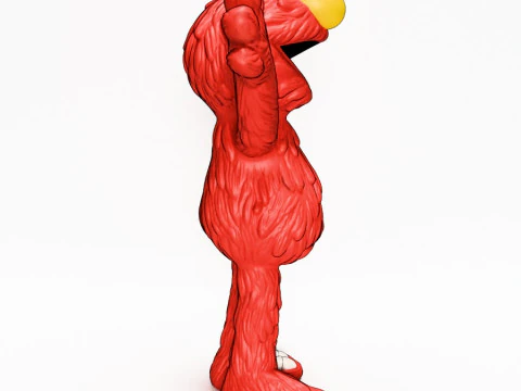 3D Printing Dissected Elmo toy 3D Model