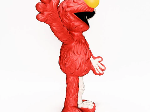 3D Printing Dissected Elmo toy 3D Model