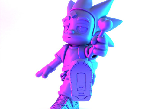 3D Printing Lil Uzi Uptempo Cartoon toy 3D Model
