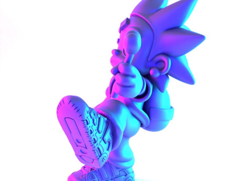 3D Printing Lil Uzi Uptempo Cartoon toy 3D Model