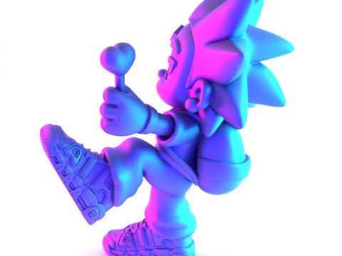 3D Printing Lil Uzi Uptempo Cartoon toy 3D Model