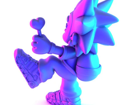 3D Printing Lil Uzi Uptempo Cartoon toy 3D Model