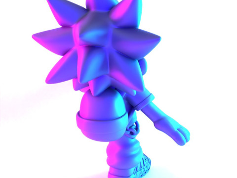 3D Printing Lil Uzi Uptempo Cartoon toy 3D Model