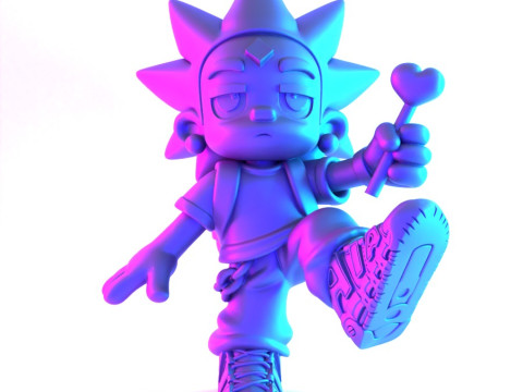 3D Printing Lil Uzi Uptempo Cartoon toy 3D Model