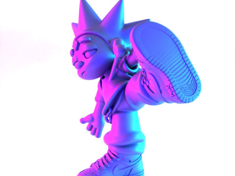 3D Printing Lil Uzi Vert Heartbrake Air 1 Cartoon toy 3D Model