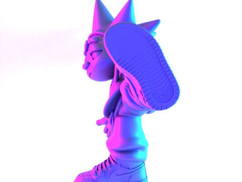 3D Printing Lil Uzi Vert Heartbrake Air 1 Cartoon toy 3D Model