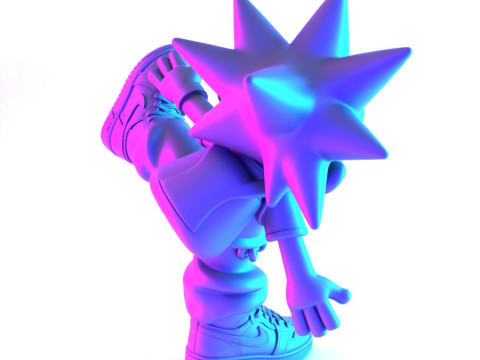 3D Printing Lil Uzi Vert Heartbrake Air 1 Cartoon toy 3D Model