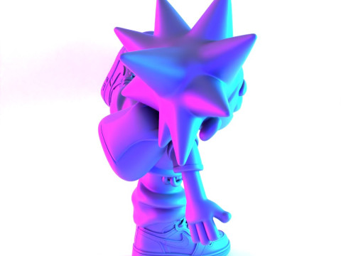 3D Printing Lil Uzi Vert Heartbrake Air 1 Cartoon toy 3D Model