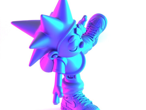 3D Printing Lil Uzi Vert Heartbrake Air 1 Cartoon toy 3D Model