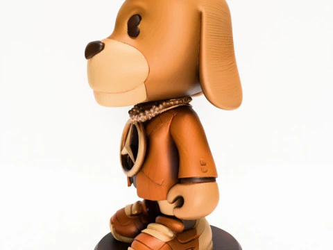 3D-Druck Wackeldackel Mercedes Benz Spielzeug 3D Modell